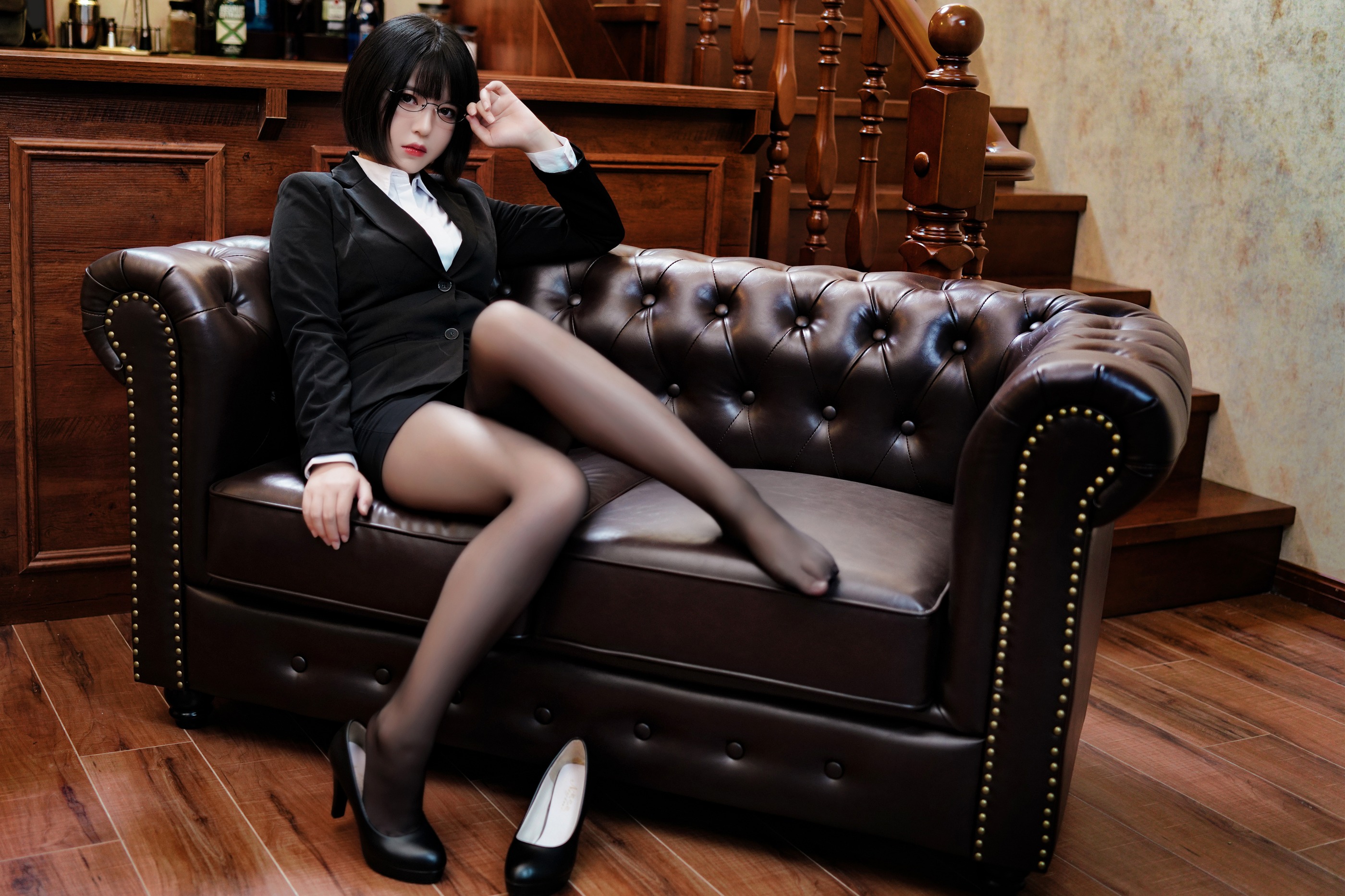 图片[1]-半半子 – NO.024 OL様 [37P]-XikXak